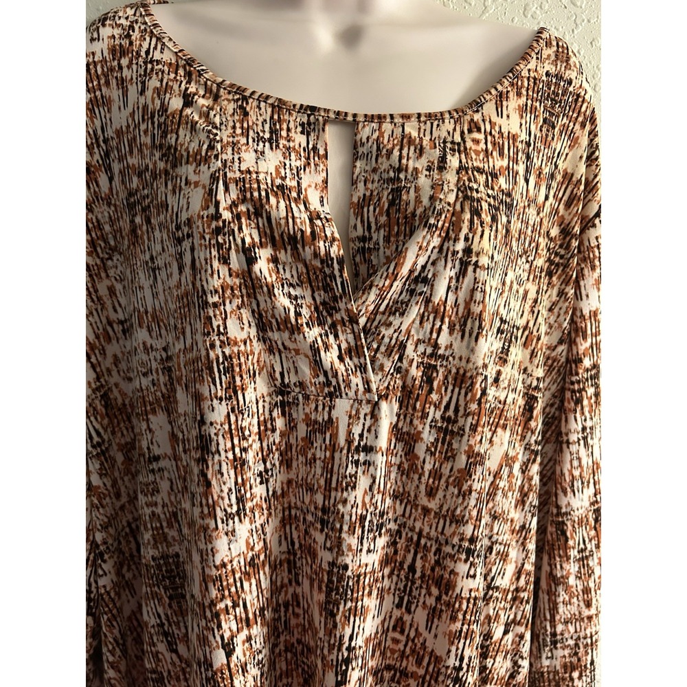 New Size 26/28W Cato Multi Peep Chest Top #74*13 - Picture 2 of 6